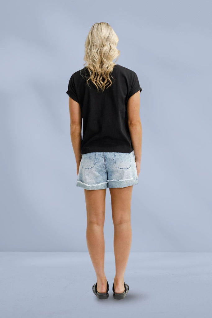 Homelee Jackie Tee Black From BoxHill