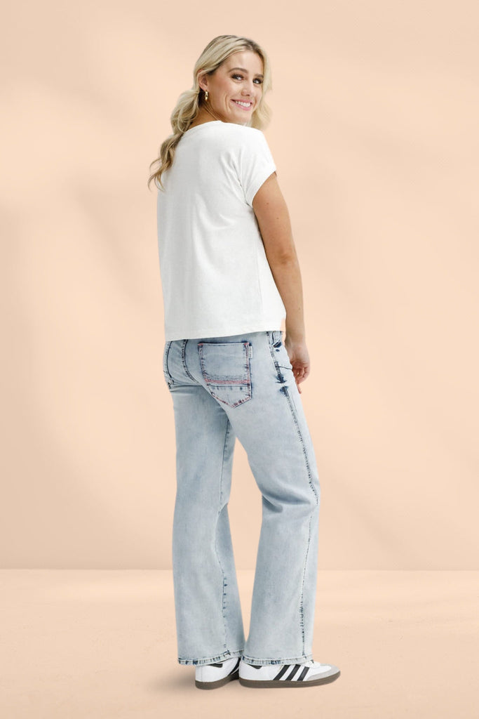 Homelee Jennifer Jeans Snow Wash From BoxHill