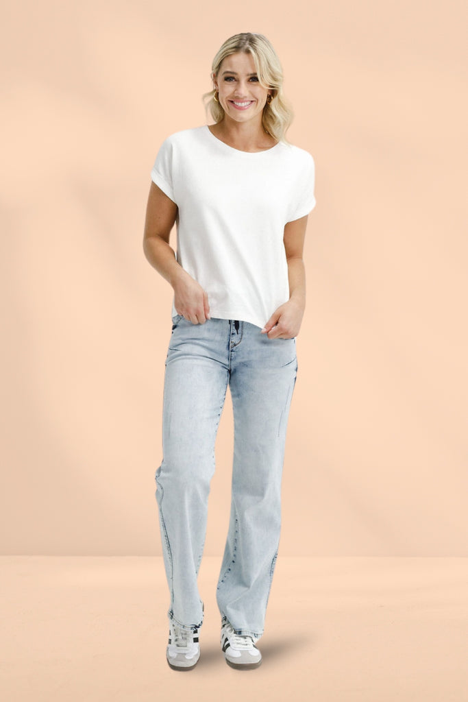 Homelee Jennifer Jeans Snow Wash From BoxHill