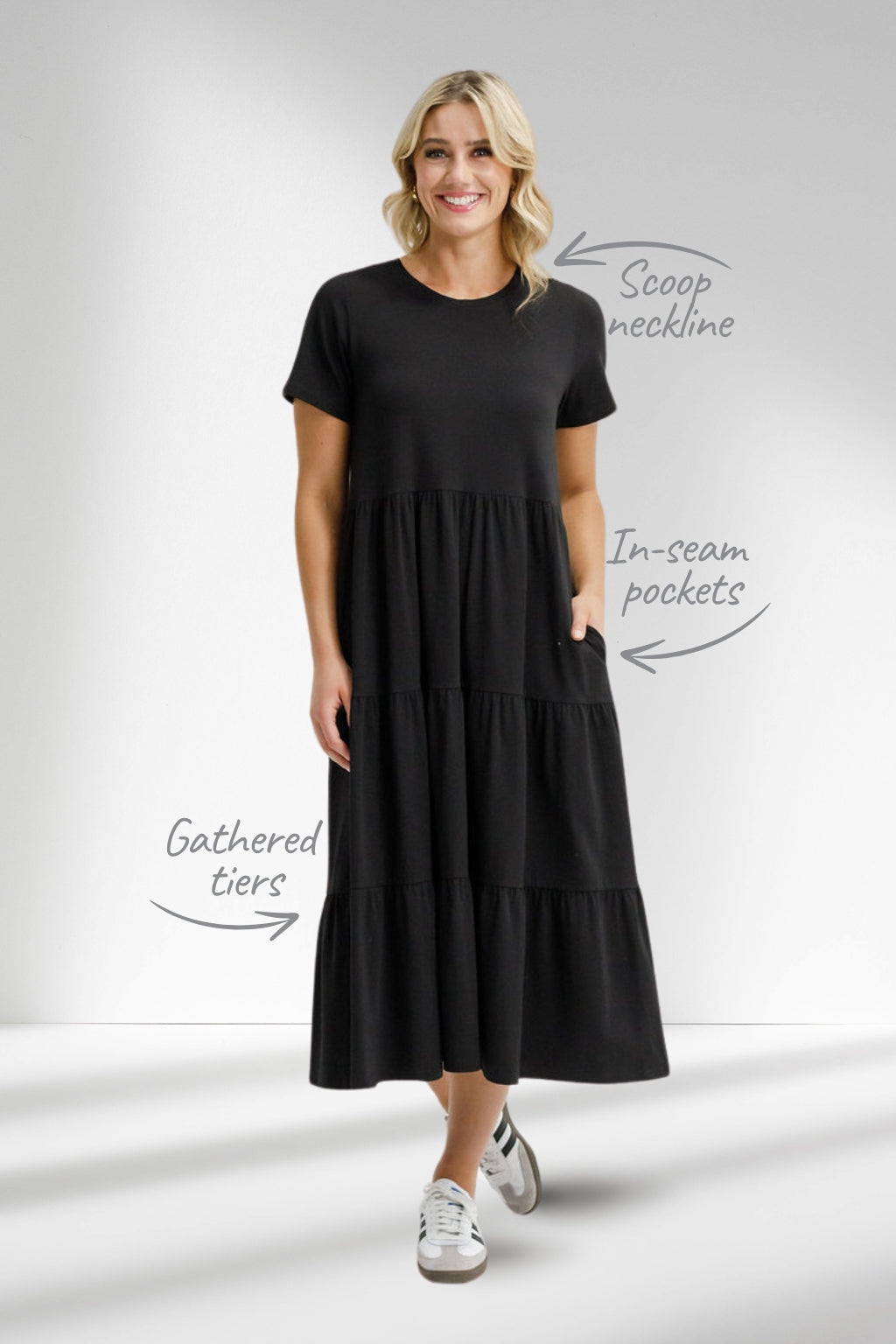 Homelee Kendall Dress Black Home-Lee