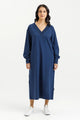 Homelee Laney Dress Indigo Blue From BoxHill