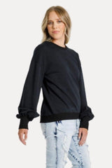 Homelee Laylah Crew Top Black From BoxHill