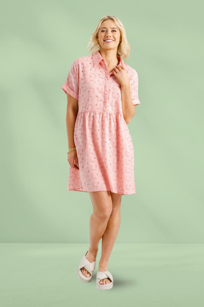 Homelee Lolo Dress Pink Blooms From BoxHill