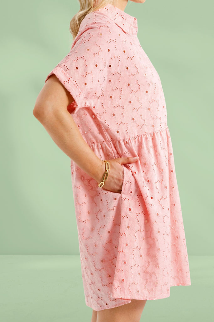 Homelee Lolo Dress Pink Blooms From BoxHill