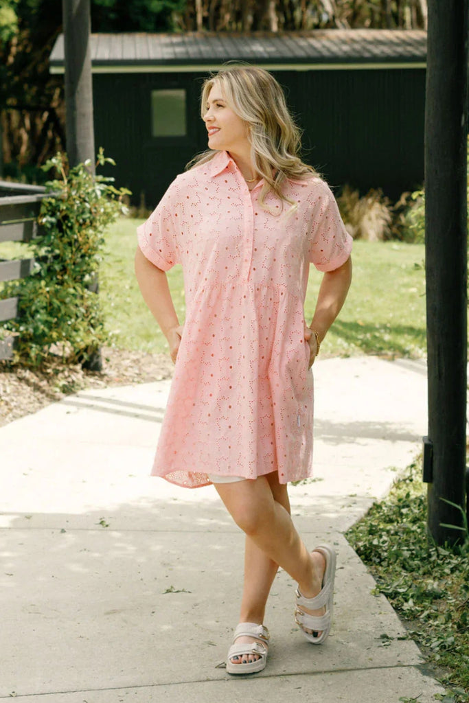 Homelee Lolo Dress Pink Blooms From BoxHill