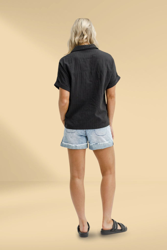 Homelee Lolo Shirt Black From BoxHill