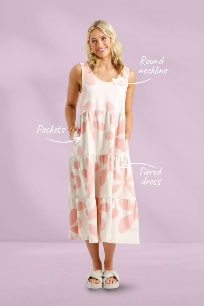 Homelee Maddie Dress Blossom Daisies From BoxHill