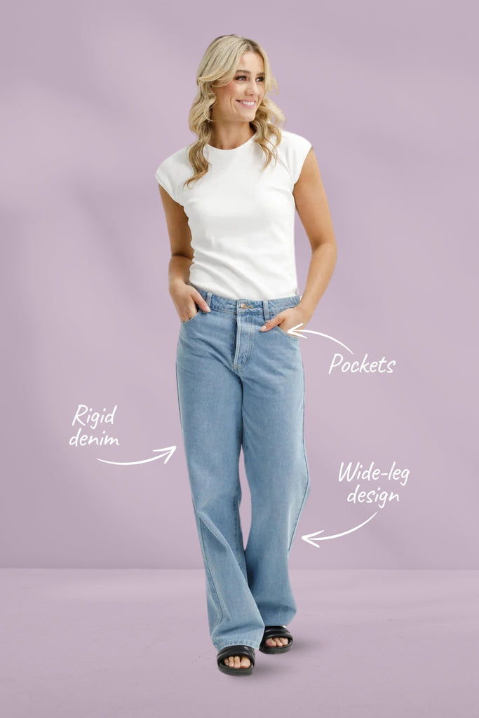 Homelee Oliver Jeans Stonewash From BoxHill