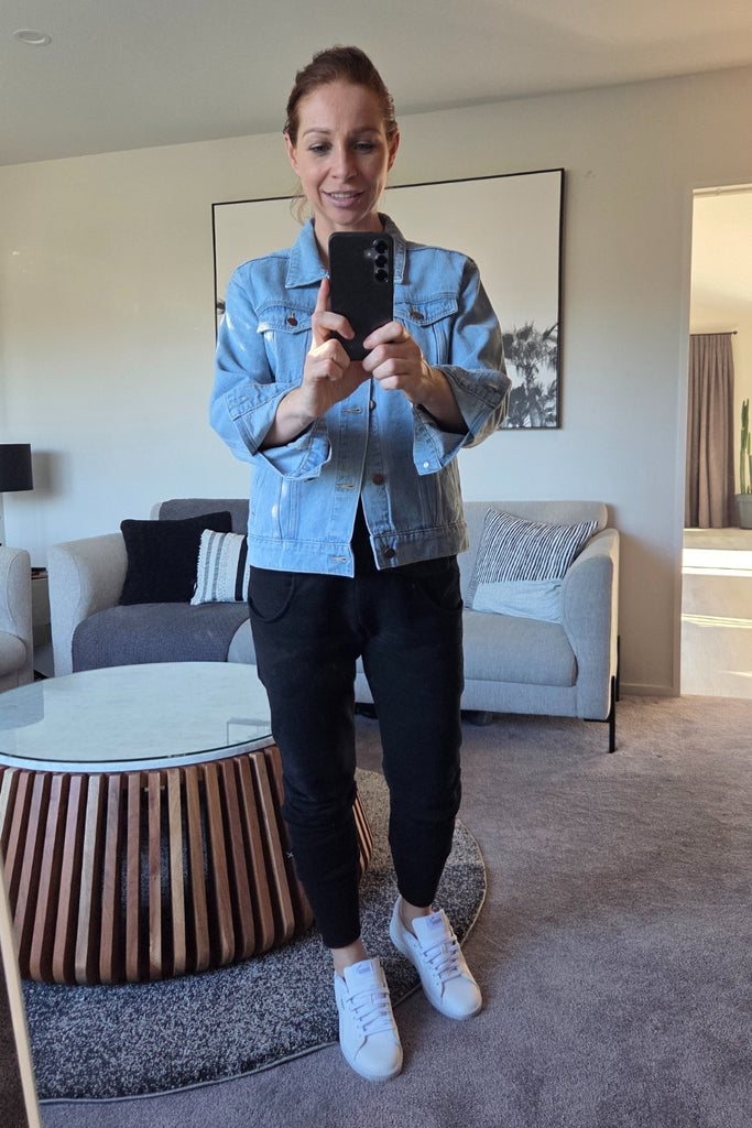 Homelee Olly Jacket Stonewash Denim From BoxHill