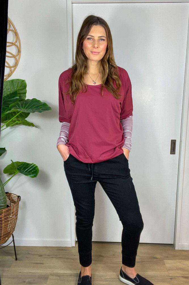 Home-Lee Weekender Jeans Jet Black From BoxHill