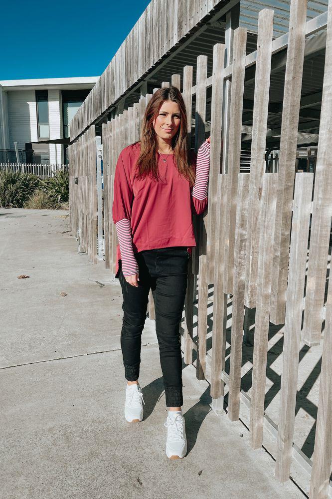 Home-Lee Weekender Jeans Jet Black From BoxHill