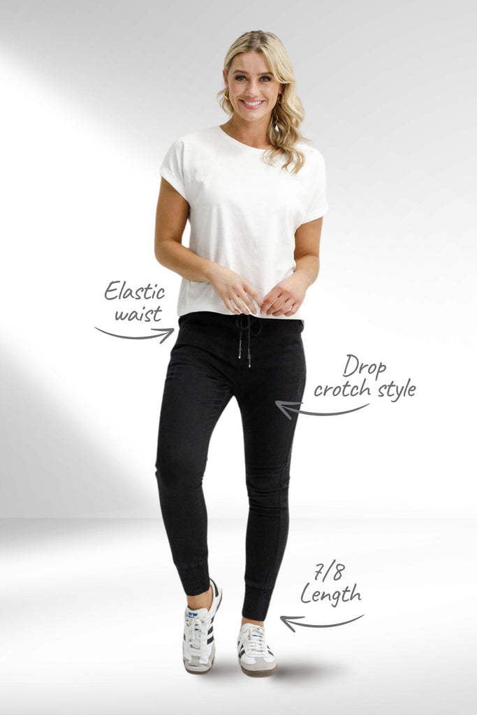 Homelee Weekender Jeans Jet Black From BoxHill