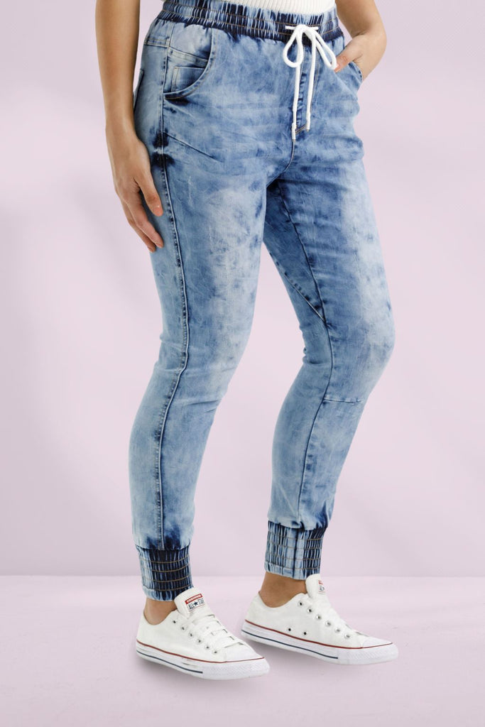 Home Lee Weekender Jeans Snow Wash From BoxHill