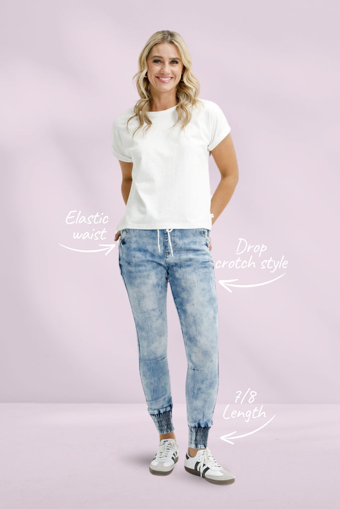 Homelee Weekender Jeans Snow Wash From BoxHill