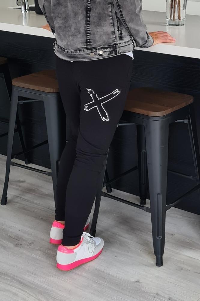 Home-Lee Winter Apartment Pants Black White X From BoxHill