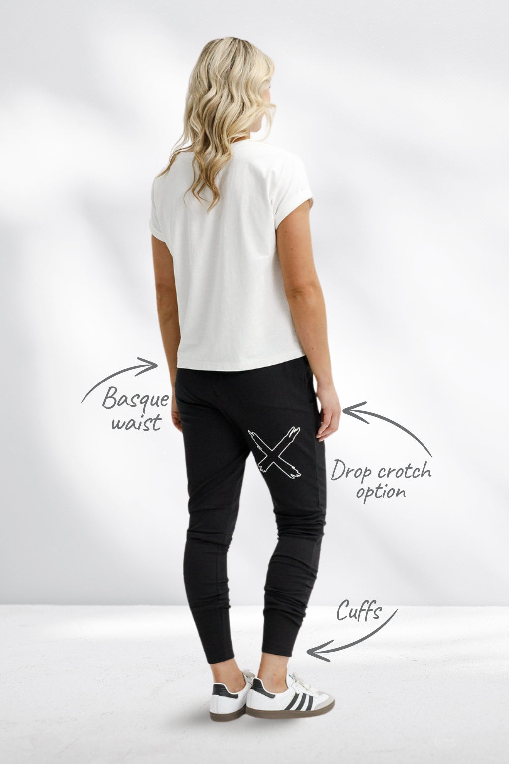 Homelee Winter Apartment Pants Black White X Home-Lee