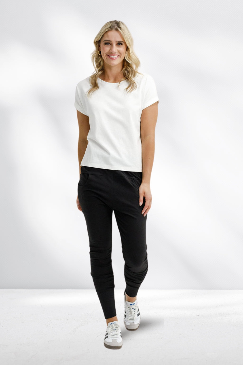 Homelee Winter Apartment Pants Black White X Home-Lee