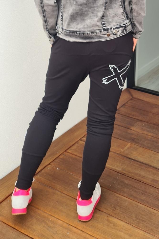 Home-Lee Winter Apartment Pants Black White X From BoxHill