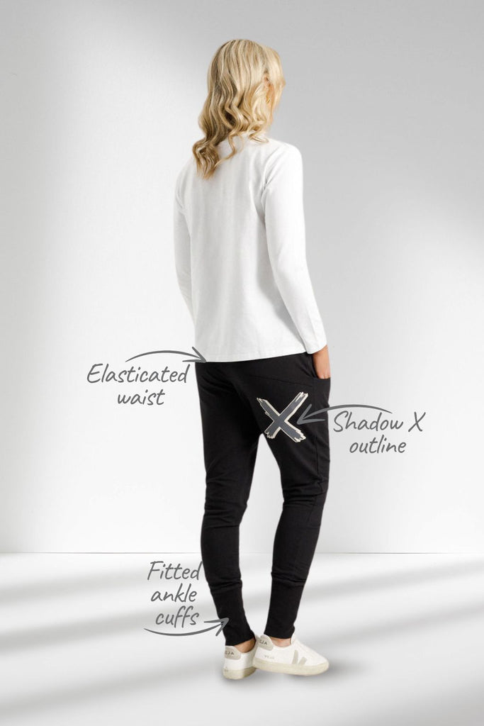 PRE-ORDER Homelee Winter Apartment Pants Black with Shadow X From BoxHill