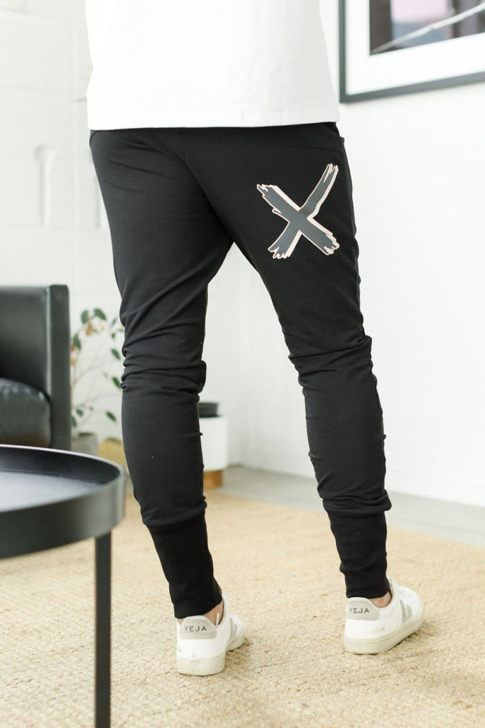 PRE-ORDER Homelee Winter Apartment Pants Black with Shadow X From BoxHill