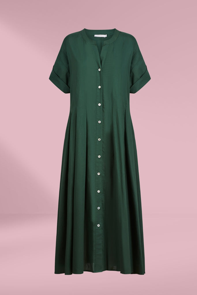 Isle of Mine Aurora Pleat Maxi Myrtle From BoxHill