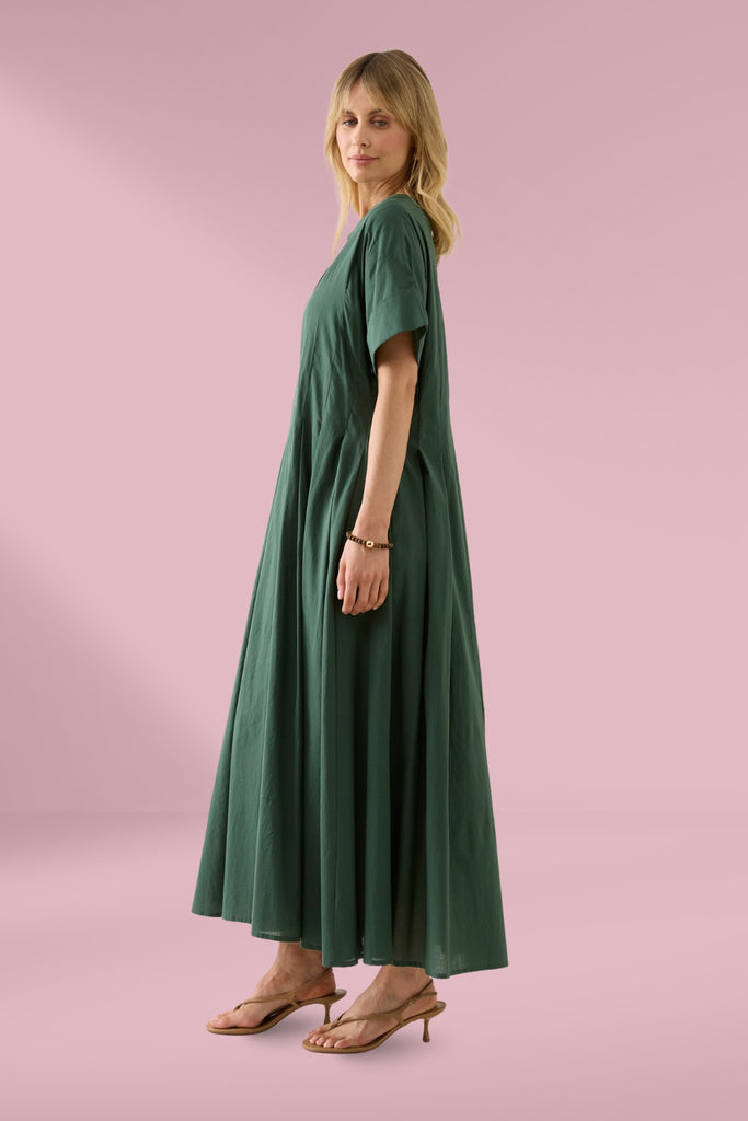 Isle of Mine Aurora Pleat Maxi Myrtle From BoxHill