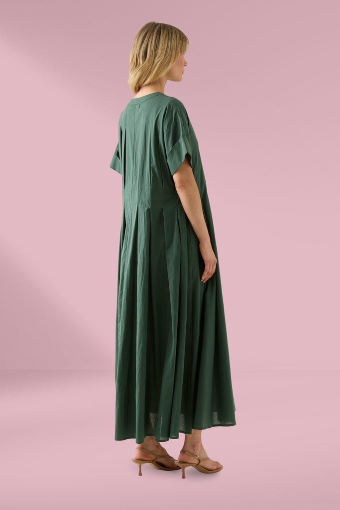 Isle of Mine Aurora Pleat Maxi Myrtle From BoxHill