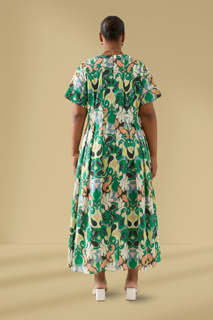 Isle of Mine Aurora Pleat Maxi Paisley From BoxHill