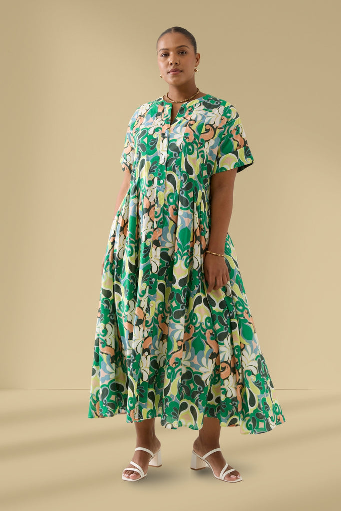 Isle of Mine Aurora Pleat Maxi Paisley From BoxHill
