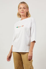 Isle of Mine Charm T Shirt Dove From BoxHill
