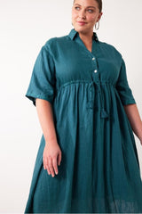 Isle of Mine Gala Relax Dress Teal One Size Teal From BoxHill