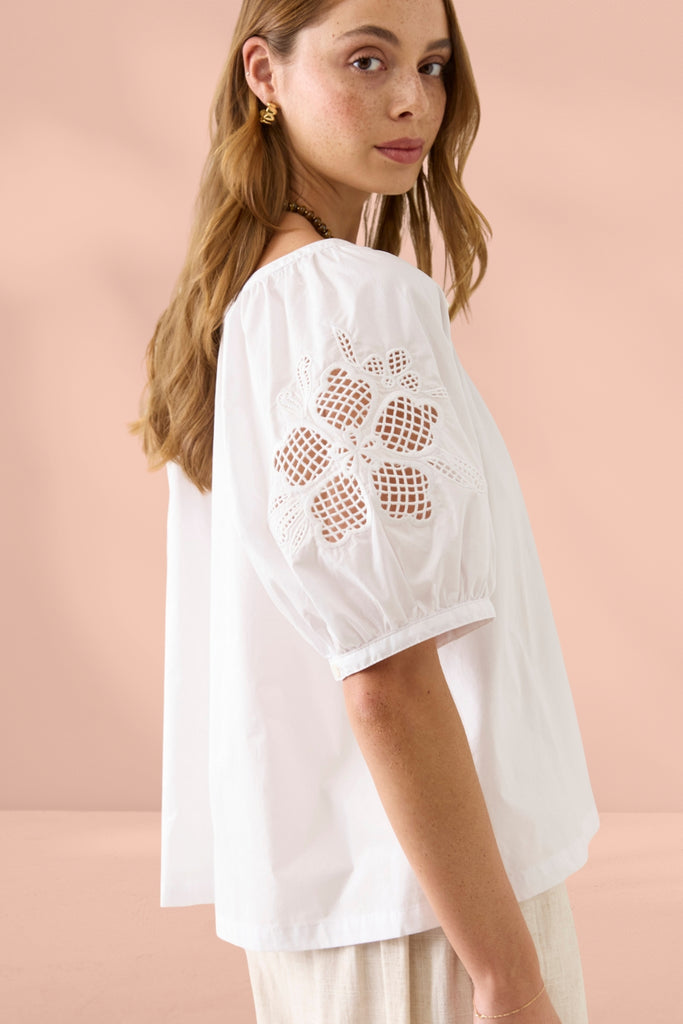 Isle of Mine Nilsa Button Top Lotus From BoxHill