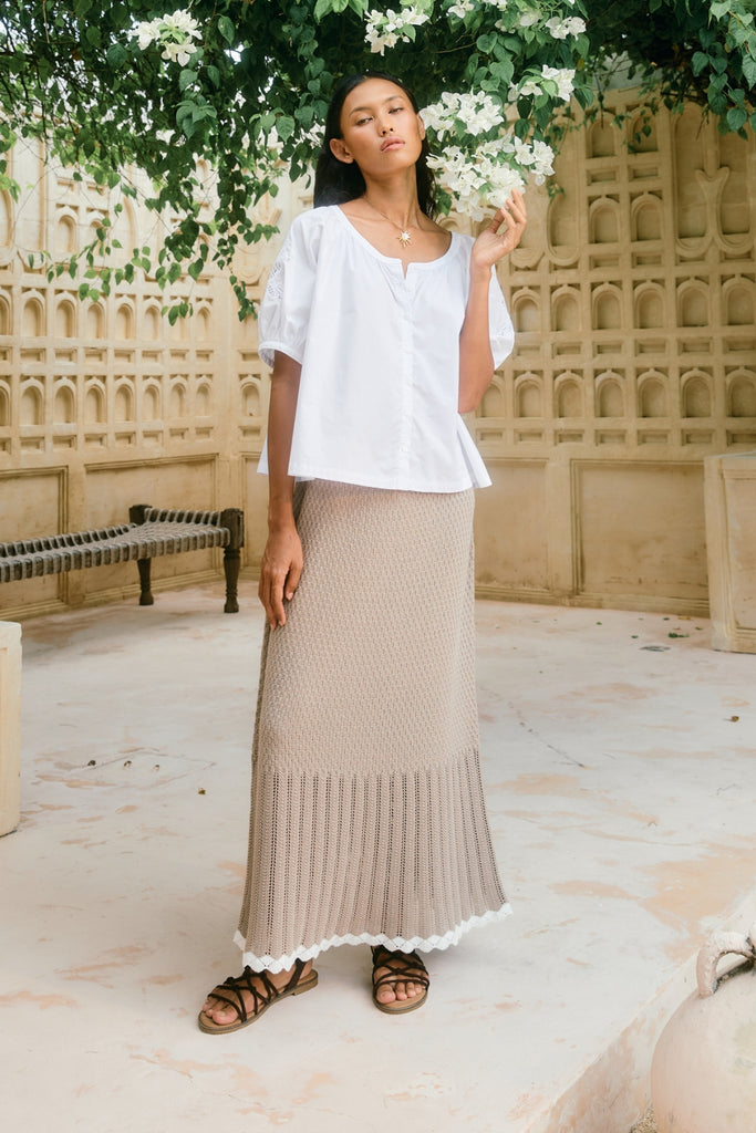 Isle of Mine Nilsa Button Top Lotus From BoxHill