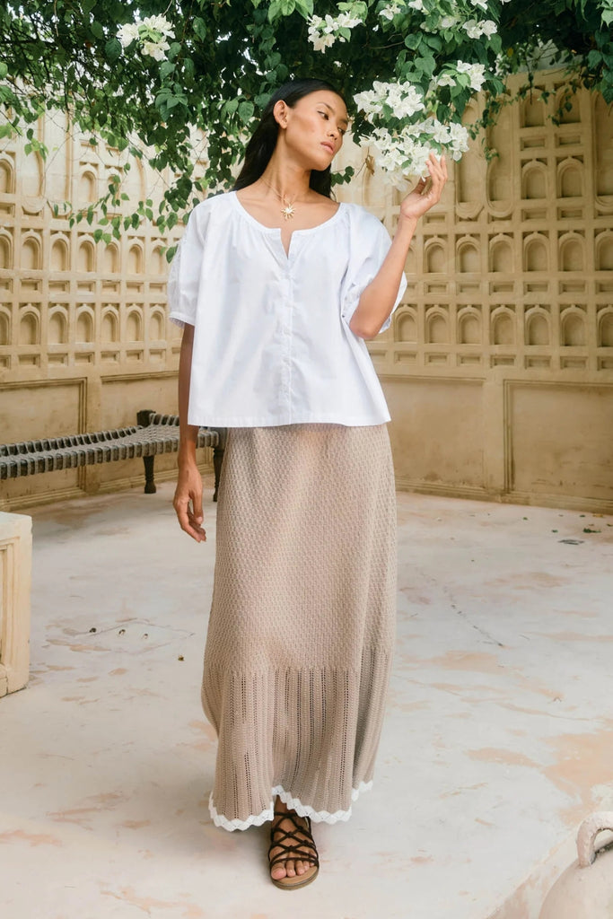 Isle of Mine Nilsa Button Top Lotus From BoxHill