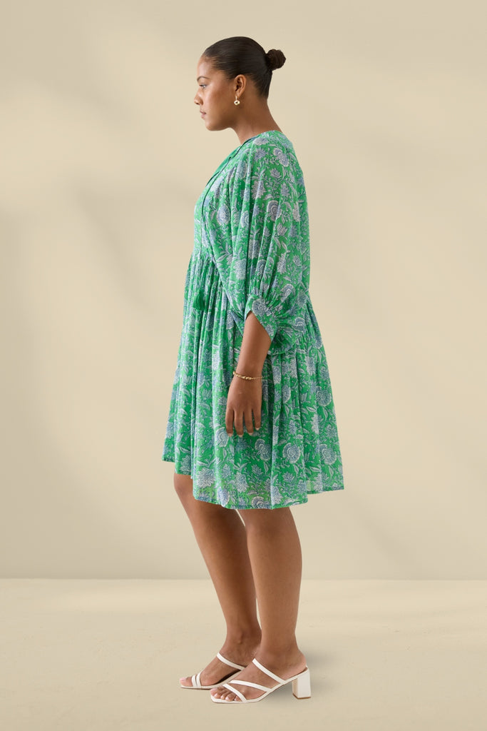 Isle of Mine Wilma Dress Green From BoxHill