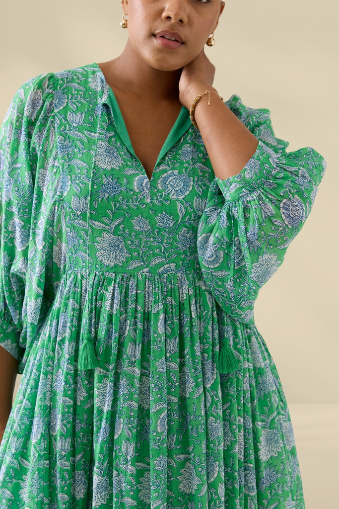 Isle of Mine Wilma Dress Green From BoxHill