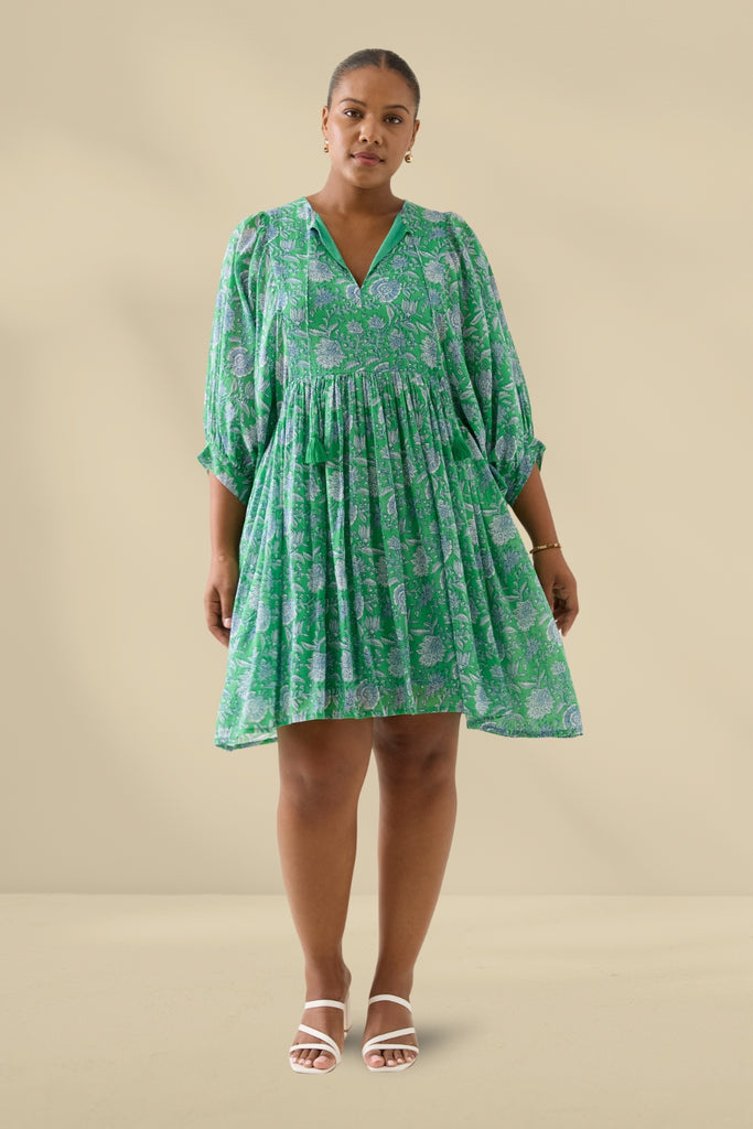 Isle of Mine Wilma Dress Green From BoxHill