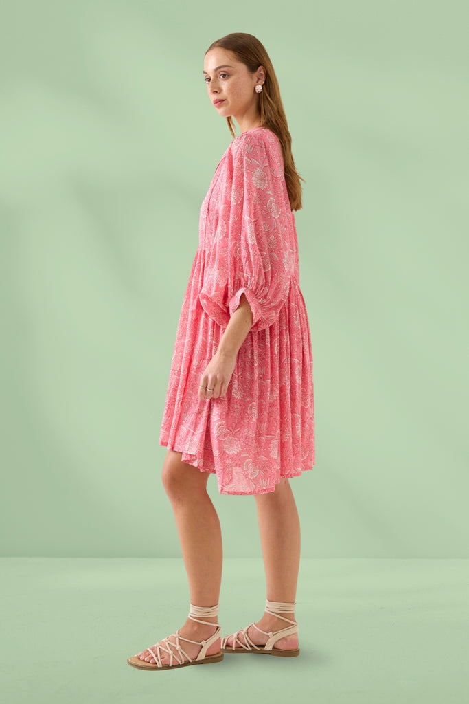 Isle of Mine Wilma Dress Pink From BoxHill
