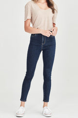 Junkfood Jeans Bowie Ankle Grazer Indigo Jeans From BoxHill
