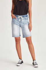 Junkfood Jeans Pearl Shorts Blue From BoxHill