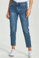 Junkfood Kailey Short Stuff Jeans Dark Blue From BoxHill