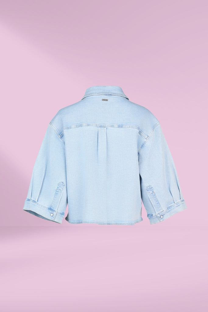 Knewe Coupe Shacket Light Wash From BoxHill