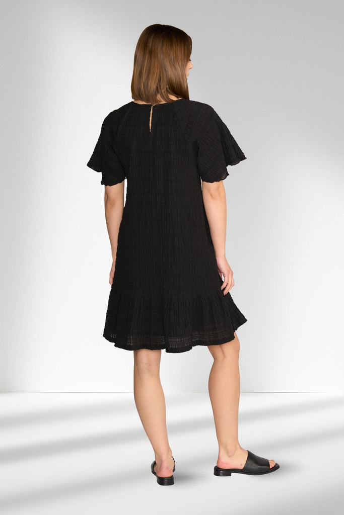 Knewe Eclipse Dress Black Texture From BoxHill