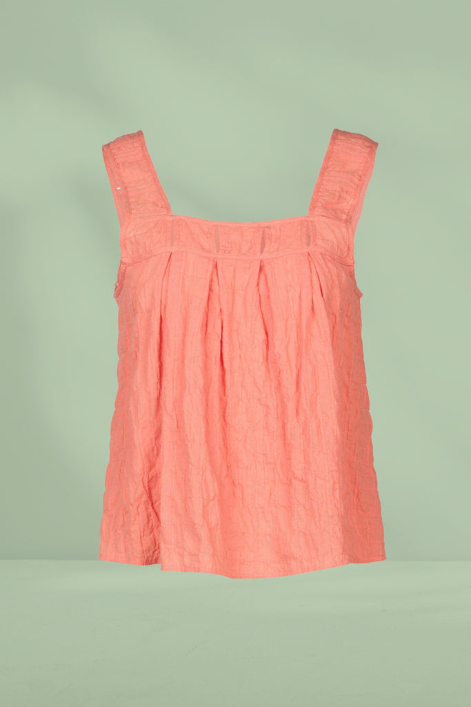 Knewe Evolve Top Coral Check From BoxHill