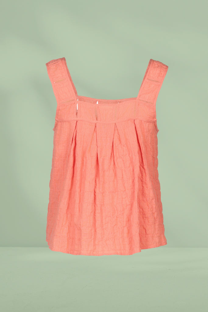 Knewe Evolve Top Coral Check From BoxHill