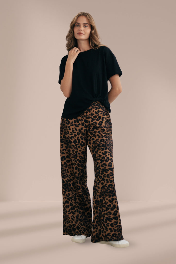 Label of Love Easy Tuck Tee Black From BoxHill