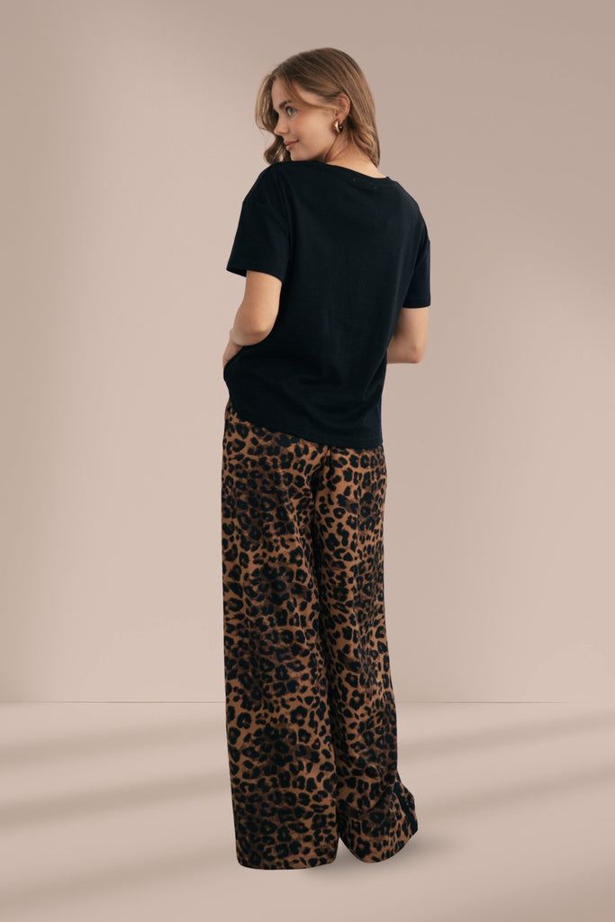 Label of Love Easy Tuck Tee Black From BoxHill