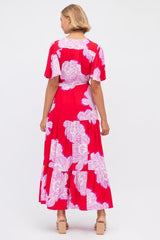 Label of Love Magnolia Maxi Dress Red Pink From BoxHill