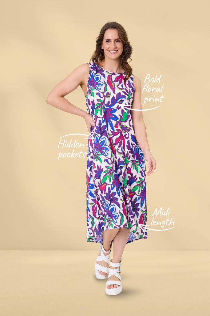 PRE-ORDER Lemon Tree Ana Dress Floral Print From BoxHill