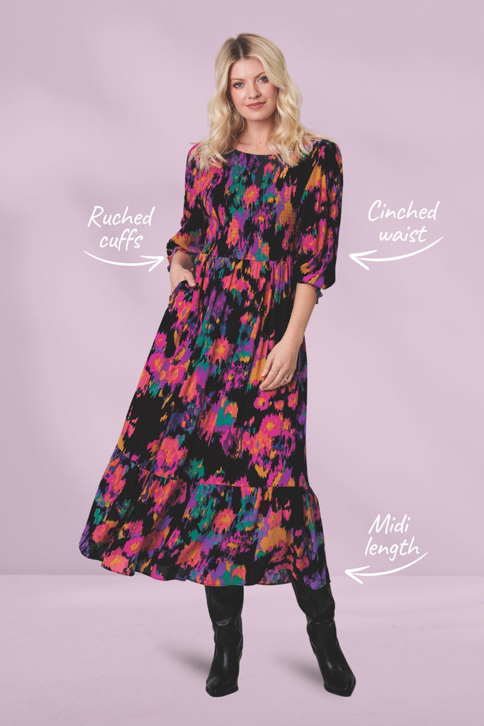 PRE-ORDER Lemon Tree Annabel Dress Cerise From BoxHill